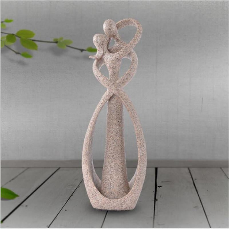 ELECTROPRIME Sandstone Cameo Statue Home Decoration