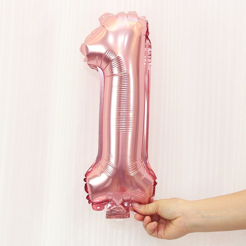 ELECTROPRIME 5 PCS 16 Inch Number Foil Balloons Happy Birthday Party Wedding Balloons