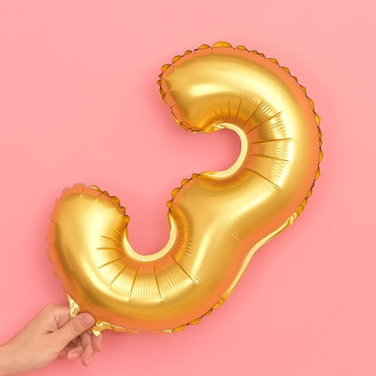 ELECTROPRIME 5 PCS 16 Inch Number Foil Balloons Happy Birthday Party Wedding Balloons