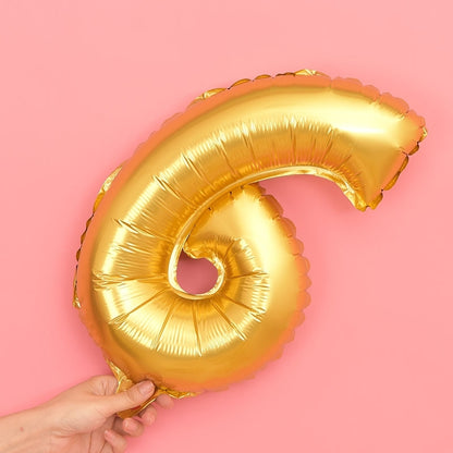 ELECTROPRIME 5 PCS 16 Inch Number Foil Balloons Happy Birthday Party Wedding Balloons
