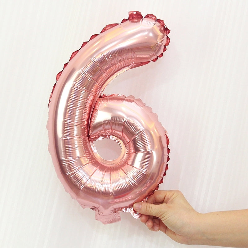 ELECTROPRIME 5 PCS 16 Inch Number Foil Balloons Happy Birthday Party Wedding Balloons