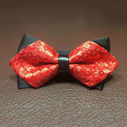 ELECTROPRIME Fashion Tuxedo Bow Wedding Party Detachable Men Tie(HLJ-A15)