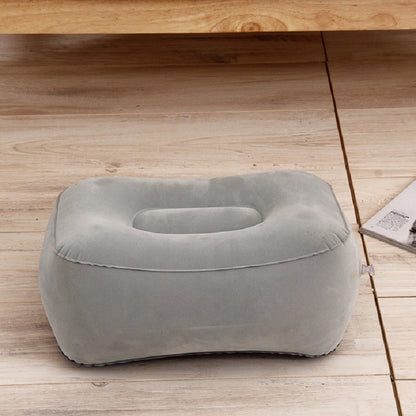 ELECTROPRIME Travel Portable Inflatable Foot Rest Pilllow Mat Pad, Size:16x9cm(Gray)
