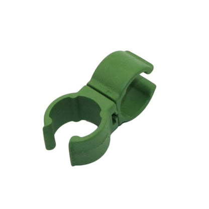 ELECTROPRIME 50 PCS Rotary Buckle Gardening Plastic Bracket Support Universal Tube Clamp Plastic Buckle, Size:11 mm Diameter Pillar(Green)