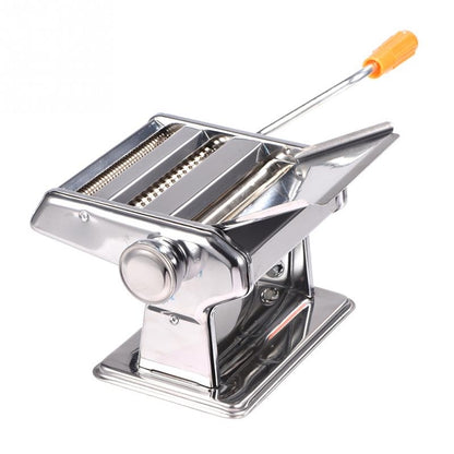 ELECTROPRIME Household Stainless Steel Pasta Making Machine Manual Noodle Maker Spaghetti Hand Cutter