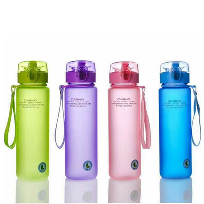 ELECTROPRIME Leak-proof Sports Water Bottle Tour Hiking Portable Bottles(Sky blue)
