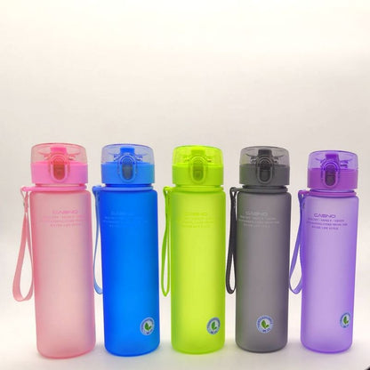 ELECTROPRIME Leak-proof Sports Water Bottle Tour Hiking Portable Bottles(Sky blue)