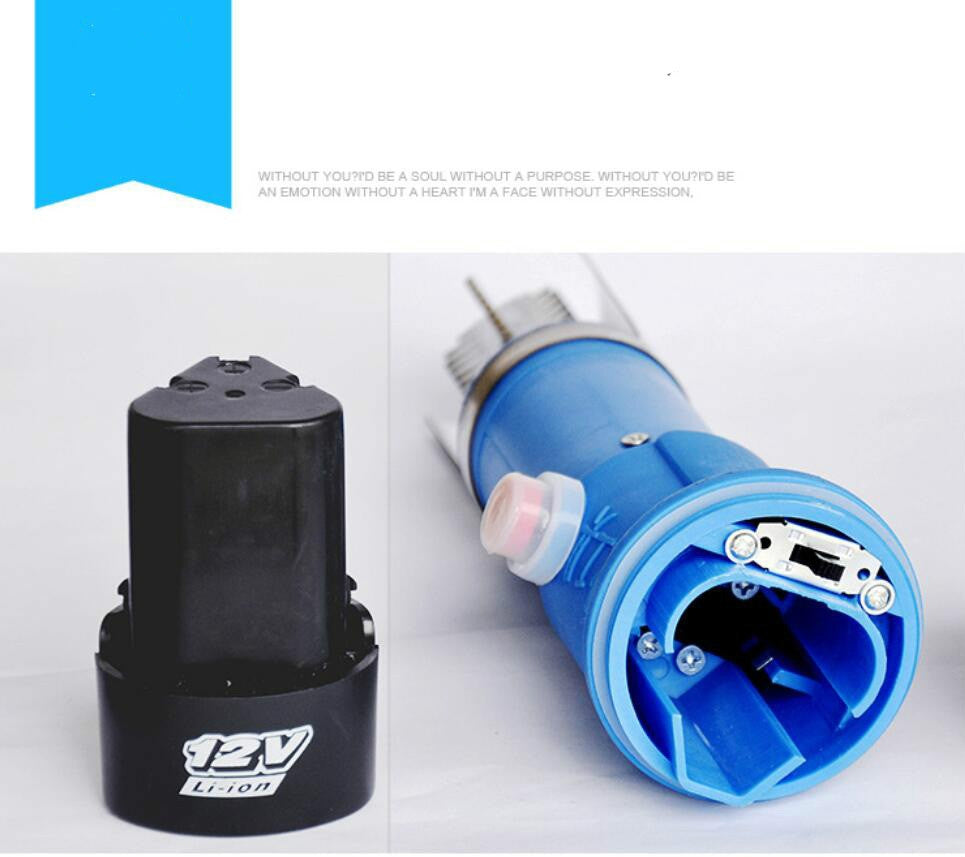 ELECTROPRIME Waterproof Electric Rechargeable Handheld Scraping Fish Tool 220V / 110V, Size:1 Battery 1 Charger