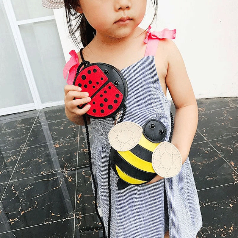 ELECTROPRIME Baby Girls Tassel Purse handbag Kids Cross-body shoulder bag Gifts Cartoon Animals Bag(Snail)