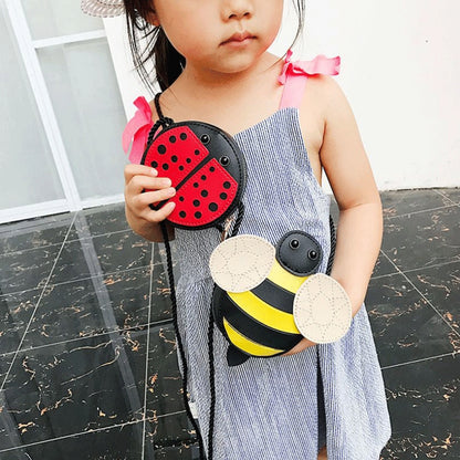 ELECTROPRIME Baby Girls Tassel Purse handbag Kids Cross-body shoulder bag Gifts Cartoon Animals Bag(Snail)
