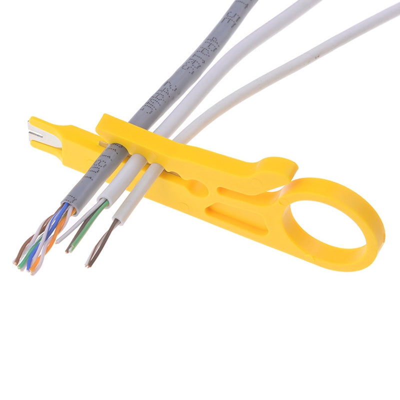 ELECTROPRIME 5 PCS Mini Network Cable Plier Yellow Cable Cutter