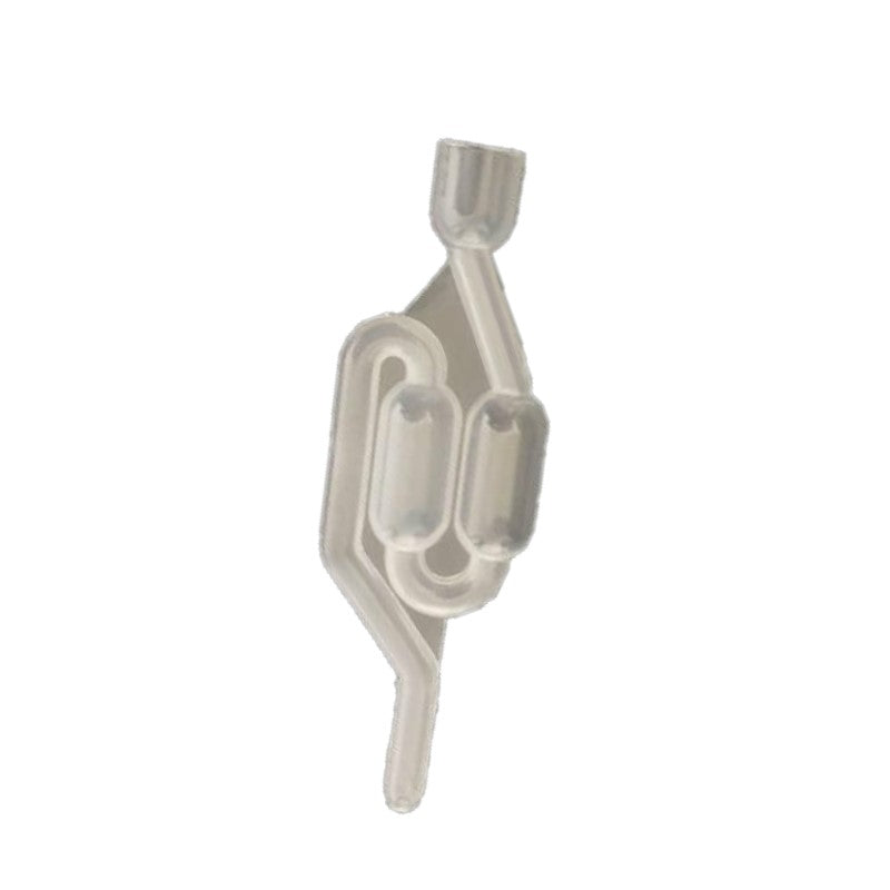 ELECTROPRIME Water Seal Exhaust One way Home Brew Wine Fermentation Airlock Brewing Sealed Plastic Air Lock Check Valve Water Sealed Valves(Uncovered plain check valve)