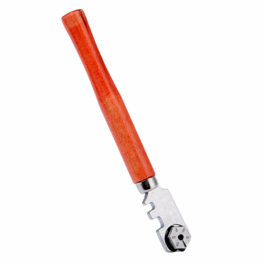 ELECTROPRIME 2 PCS Hand-held Multi-function Six-wheel Glass Cutter Tile Cutting Tool