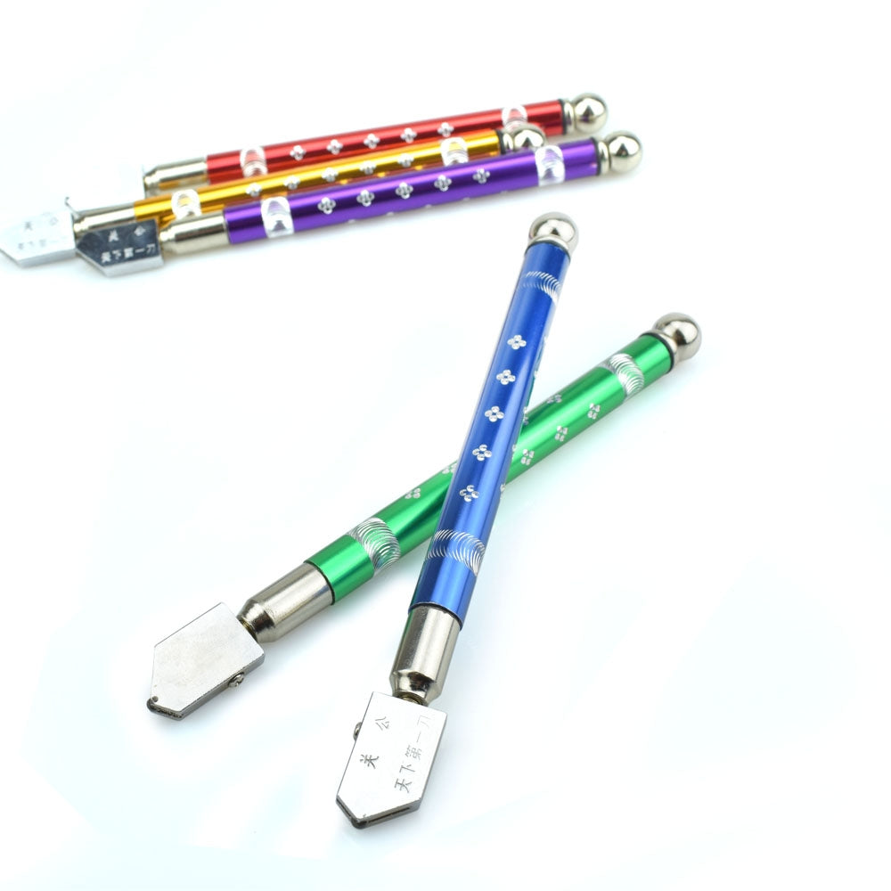 ELECTROPRIME 2 PCS Professional Oil-filled Tungsten Carbide Bottle Glass Cutting Machine(Random Color Dlivery)