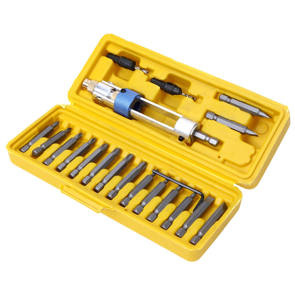 ELECTROPRIME 20 In 1 High Speed Steel Countersunk Head Bit Screwdriver