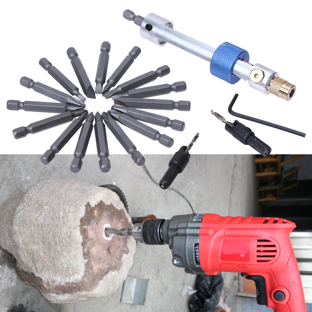 ELECTROPRIME 20 In 1 High Speed Steel Countersunk Head Bit Screwdriver
