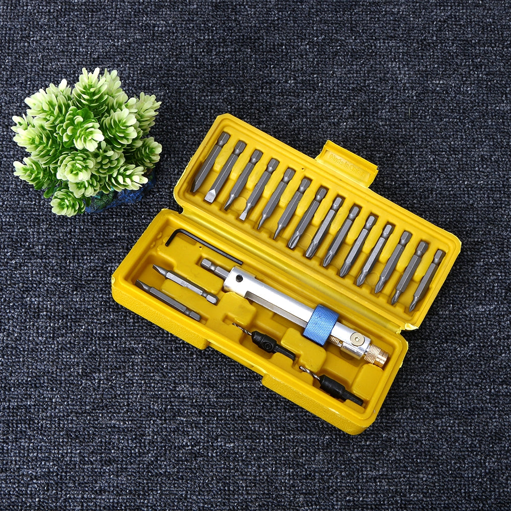 ELECTROPRIME 20 In 1 High Speed Steel Countersunk Head Bit Screwdriver