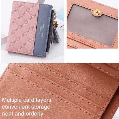 ELECTROPRIME Cute Fashion Purse Leather Long Zip Wallet Coin Card Holder Soft Leather Phone Card Female Clutch(Red)