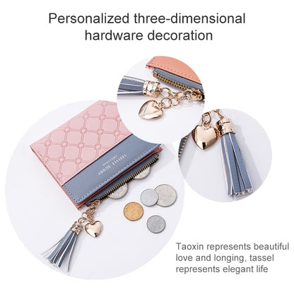 ELECTROPRIME Cute Fashion Purse Leather Long Zip Wallet Coin Card Holder Soft Leather Phone Card Female Clutch(light gray)