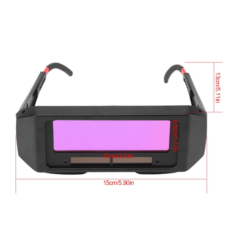 ELECTROPRIME Solar Auto Darkening Welding Helmet Eyes Protector Welder Cap Goggles Machine Cutter Soldering Mask Filter Lens Tools with 10 PCS Protector Lens