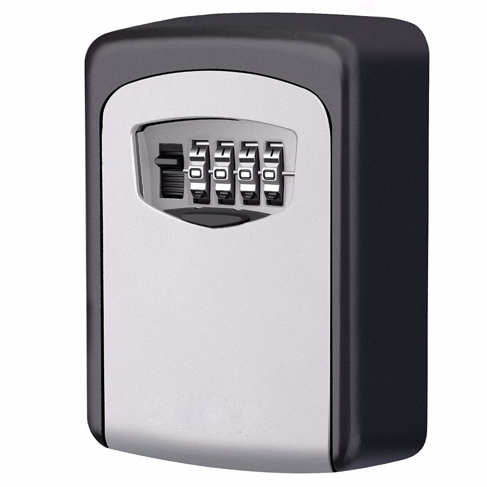 ELECTROPRIME Safety Home Durable Storage Box Key Hider 4 Digit Security Secret Code Lock Wall Mounted Combination Password Keys Box