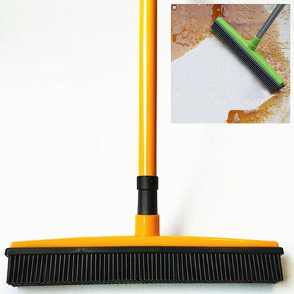 ELECTROPRIME Pet Carpet Hair Removal Broom Scraping Dust-free Hand-washing Mop Rubber Floor Brush
