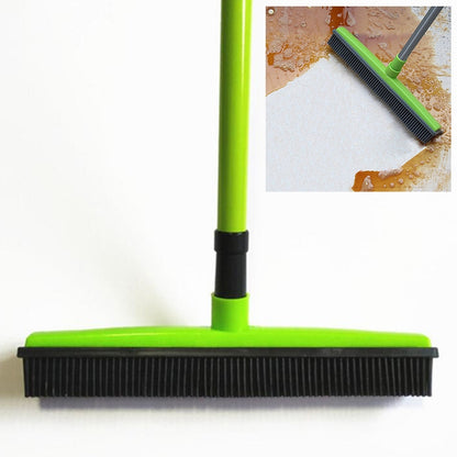 ELECTROPRIME Pet Carpet Hair Removal Broom Scraping Dust-free Hand-washing Mop Rubber Floor Brush