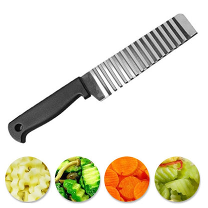 ELECTROPRIME 2 PCS Stainless Steel Wave Knife Professional Potato Cutting Machine