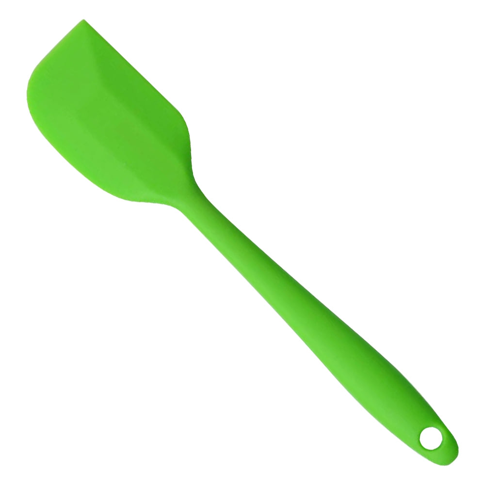 ELECTROPRIME Kitchen Silicone Cream Cake Spatula Mixing Scraper Brush Butter Mixer Brushes Baking Tool Kitchenware(Green)
