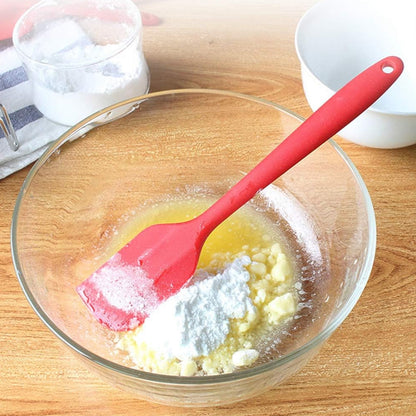 ELECTROPRIME Kitchen Silicone Cream Cake Spatula Mixing Scraper Brush Butter Mixer Brushes Baking Tool Kitchenware(Green)