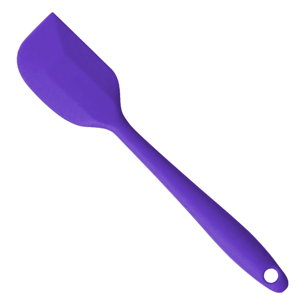 ELECTROPRIME Kitchen Silicone Cream Cake Spatula Mixing Scraper Brush Butter Mixer Brushes Baking Tool Kitchenware(Purple)