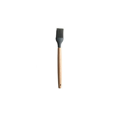 ELECTROPRIME Silicone Wood Handle Spatula Heat-resistant Soup Spoon Non-stick Special Cooking Shovel Kitchen Tools Oil Brush