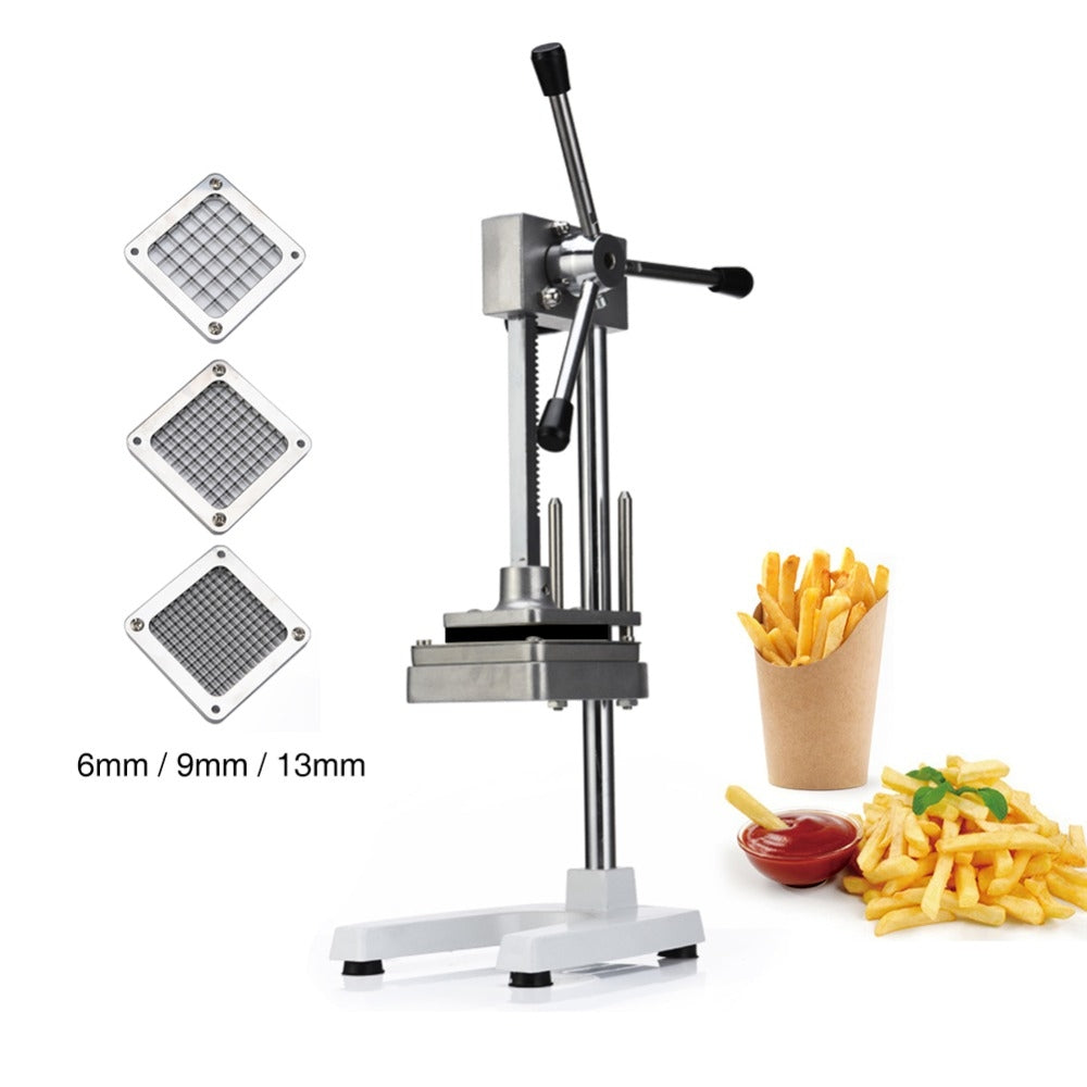 ELECTROPRIME Manual Cut French Fries Machine Potato Cutter Chips Blades Fruit Vegetable Making Machine