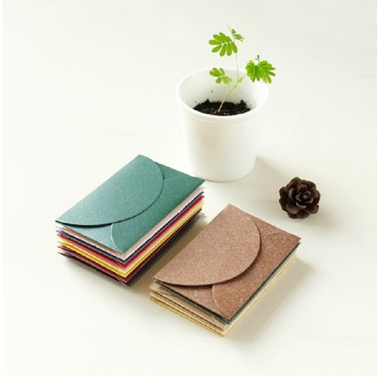 ELECTROPRIME 10 PCS Retro Chinese Style Romantic Mini Pearlescent Paper Envelopes Random Color Delivery