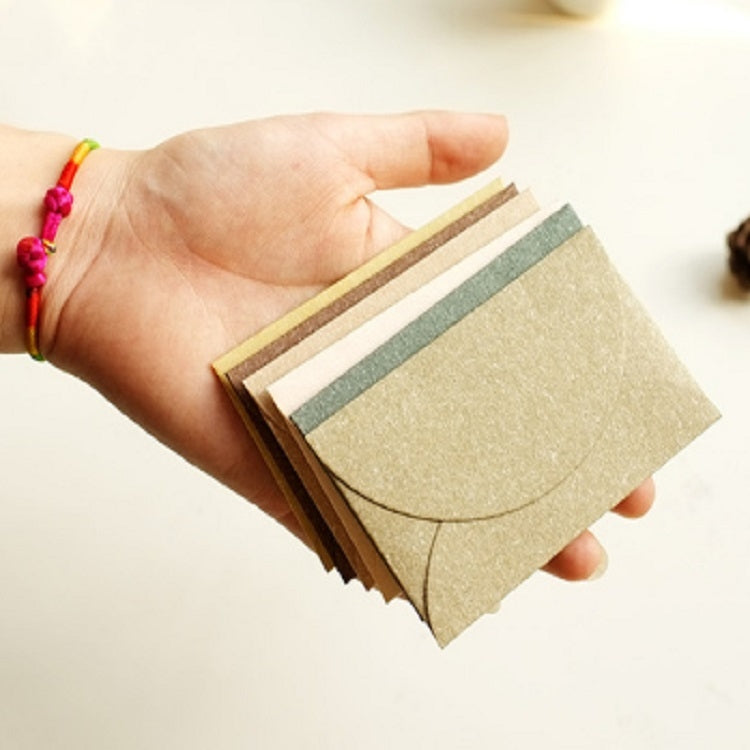 ELECTROPRIME 10 PCS Retro Chinese Style Romantic Mini Pearlescent Paper Envelopes Random Color Delivery