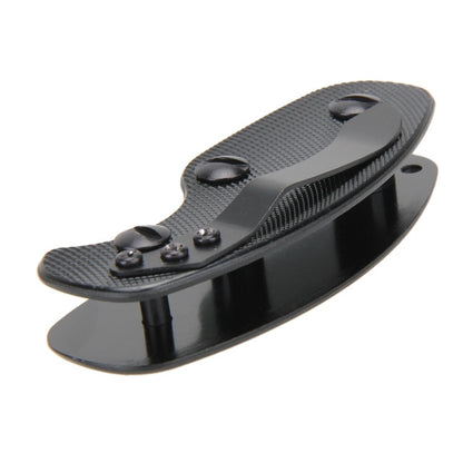 ELECTROPRIME Portable Metal Key Storage Clip with Aluminum Alloy Back Clip(Black)