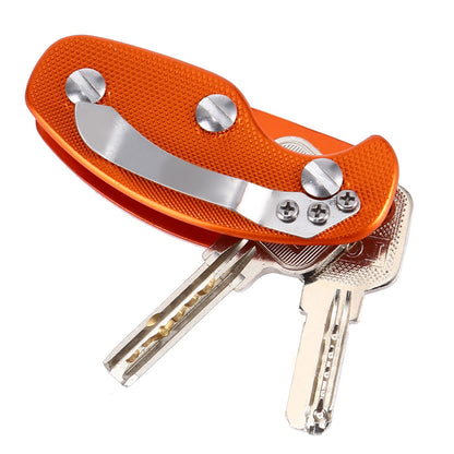ELECTROPRIME Portable Metal Key Storage Clip with Aluminum Alloy Back Clip(Green)