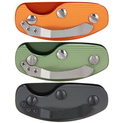 ELECTROPRIME Portable Metal Key Storage Clip with Aluminum Alloy Back Clip(Green)