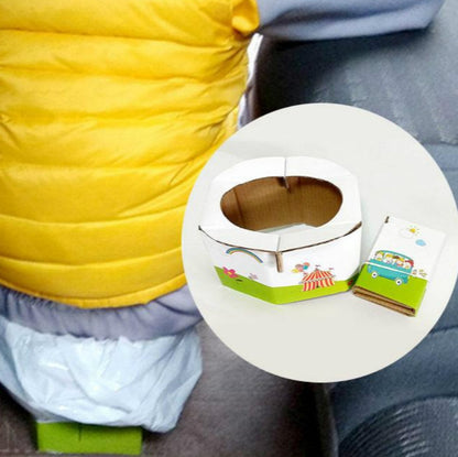 ELECTROPRIME Portable Travel Urine Bag Emergency Mobile Mini Toilet Folding Potty