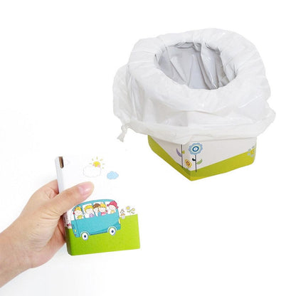 ELECTROPRIME Portable Travel Urine Bag Emergency Mobile Mini Toilet Folding Potty
