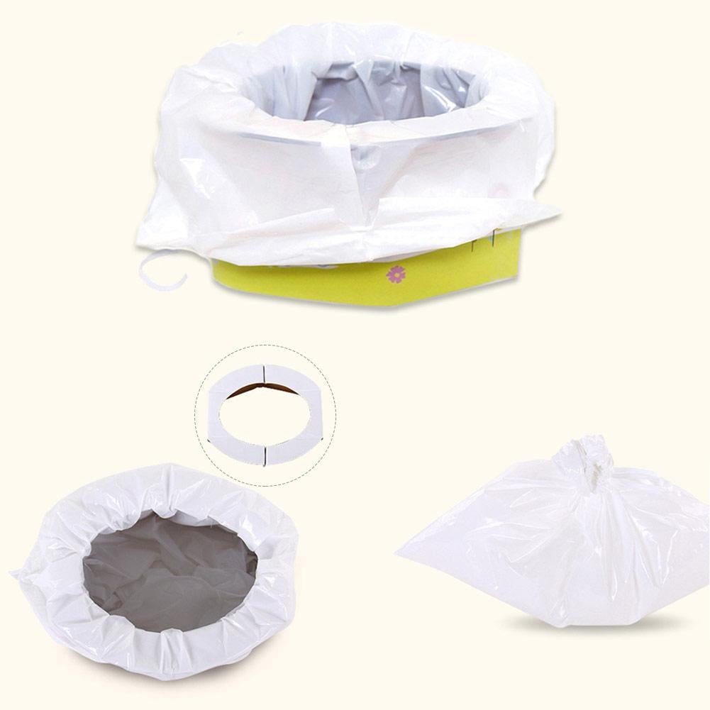 ELECTROPRIME Portable Travel Urine Bag Emergency Mobile Mini Toilet Folding Potty