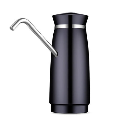 ELECTROPRIME Stainless Steel Automatic Electric Portable Water Pump Dispenser Water Feeder Gallon Drinking Bottle Switch(Black)