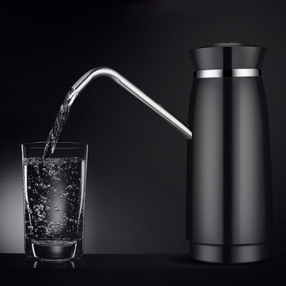 ELECTROPRIME Stainless Steel Automatic Electric Portable Water Pump Dispenser Water Feeder Gallon Drinking Bottle Switch(Black)