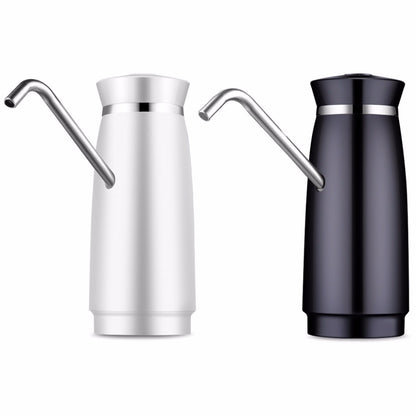 ELECTROPRIME Stainless Steel Automatic Electric Portable Water Pump Dispenser Water Feeder Gallon Drinking Bottle Switch(Black)