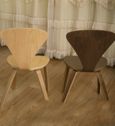 ELECTROPRIME Nordic Style Walnut Office Chair High Bar Table Chair Tea Shop Cafe Lounge Chair