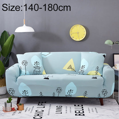 ELECTROPRIME Sofa Covers all-inclusive Slip-resistant Sectional Elastic Full Couch Cover Sofa Cover and Pillow Case, Specification:Two Seat + 2 PCS Pillow Case(Wishing Tree)