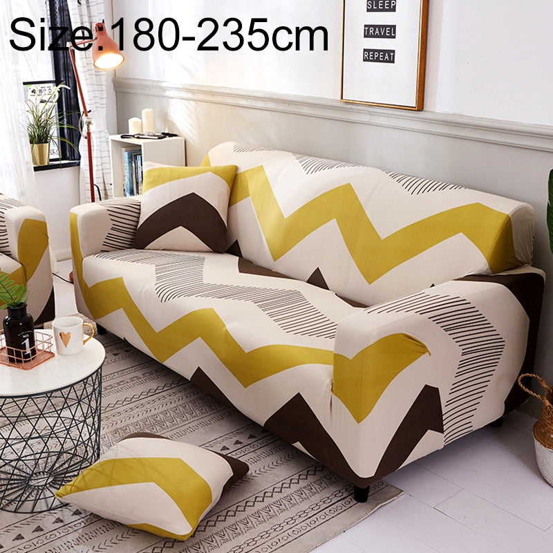 ELECTROPRIME Sofa Covers all-inclusive Slip-resistant Sectional Elastic Full Couch Cover Sofa Cover and Pillow Case, Specification:Three Seat + 2 pcs Pillow Case(Simple and Elegant)