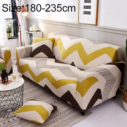 ELECTROPRIME Sofa Covers all-inclusive Slip-resistant Sectional Elastic Full Couch Cover Sofa Cover and Pillow Case, Specification:Three Seat + 2 pcs Pillow Case(Simple and Elegant)