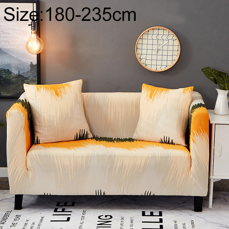 ELECTROPRIME Sofa Covers all-inclusive Slip-resistant Sectional Elastic Full Couch Cover Sofa Cover and Pillow Case, Specification:Three Seat + 2 pcs Pillow Case(Tide)