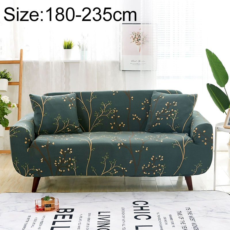 ELECTROPRIME Sofa Covers all-inclusive Slip-resistant Sectional Elastic Full Couch Cover Sofa Cover and Pillow Case, Specification:Three Seat + 2 pcs Pillow Case(Elegant)